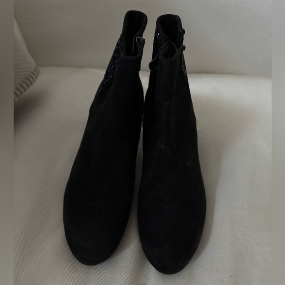 Italian Suede Sparkly booties - Picture 1 of 7